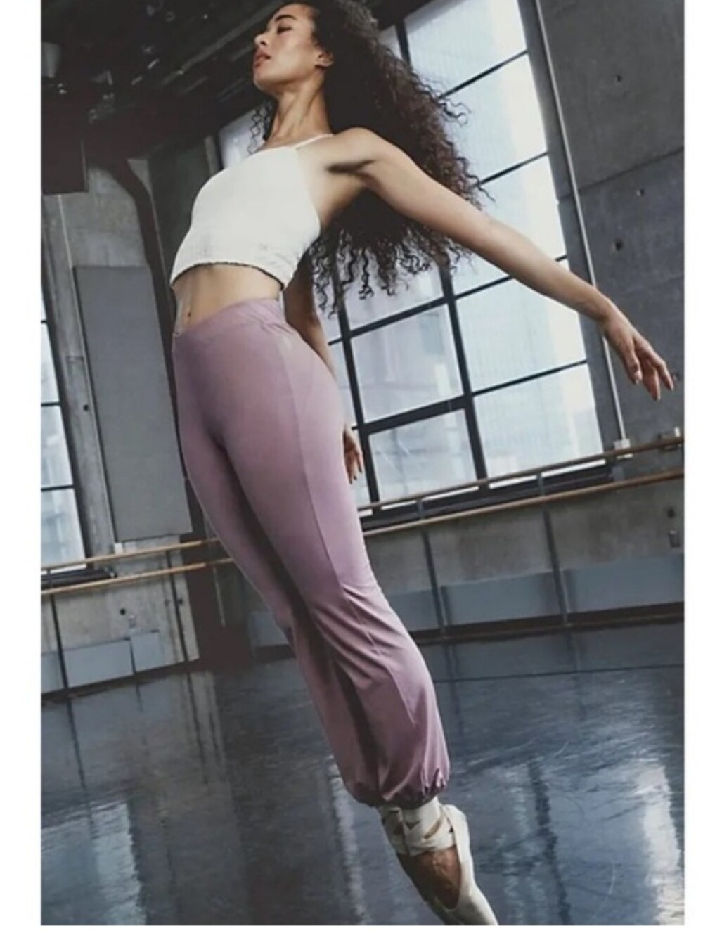 Free PEOPLE movement LET'S BOUNCE Pink/purple Workout Pants XS